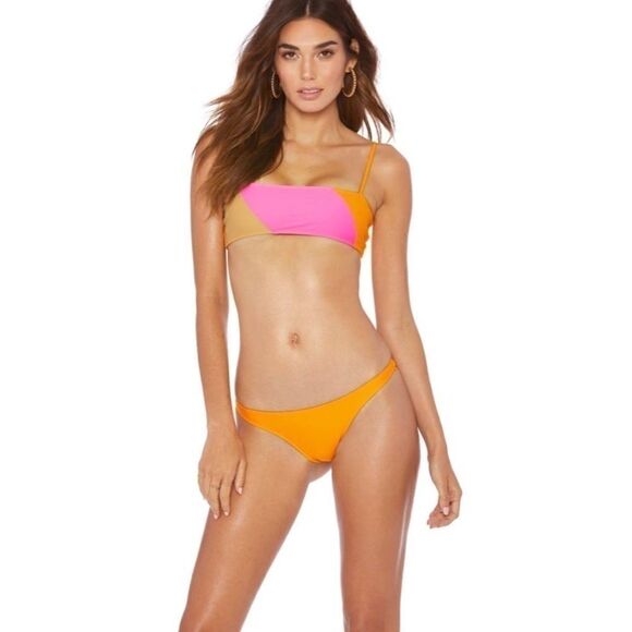 NWT Ellejay Daniela Orange bikini bottom - Picture 1 of 4